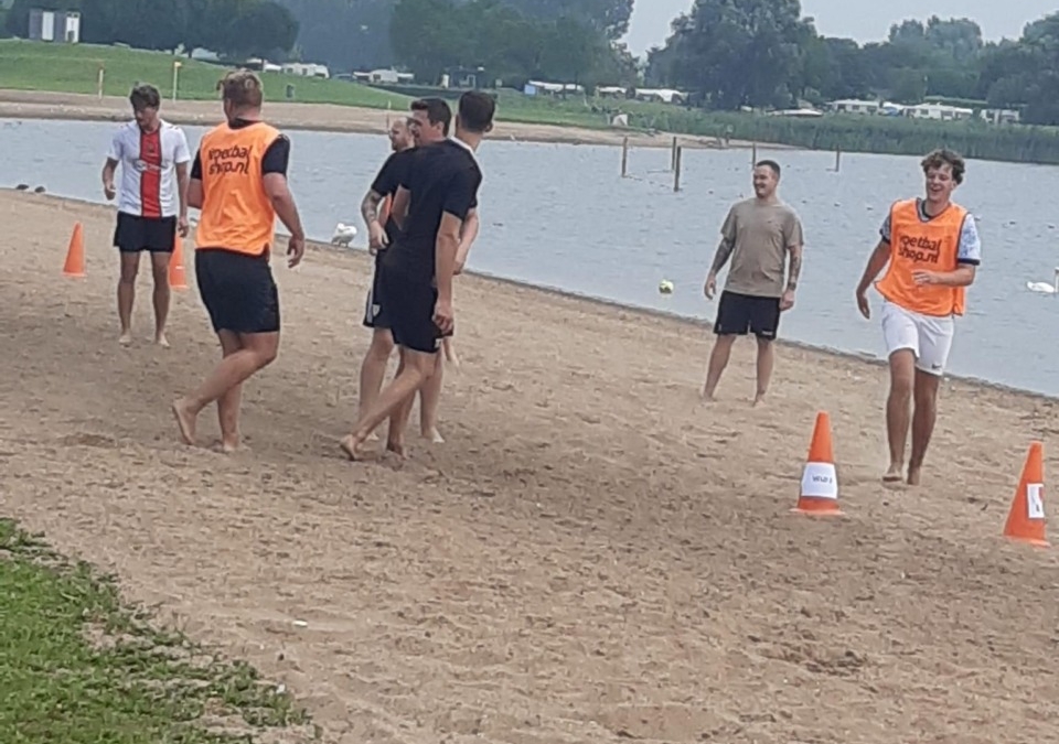 Trainen en ontspannen A/B-selectie bij Eiland van Maurik