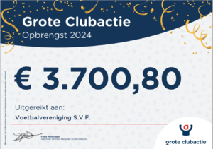 Opbrengst grote clubactie