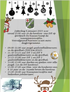 Dagprogramma nieuwjaarsreceptie 4 jan 2025 SVF